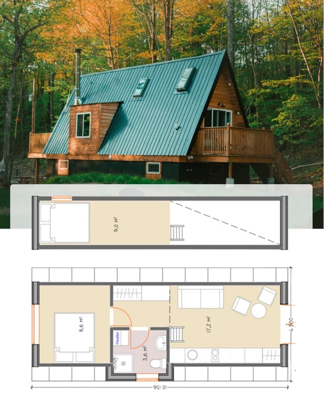 Solo+ 100 exterior and floor plan
